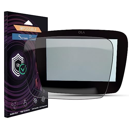 Image of FCS TPU Speedometer Screen Protector Guard For Ola S1 Pro, S1 Air | 9H Anti Shock Edge To Edge Screen Guard (Glossy)