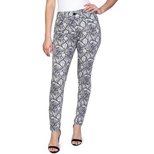 Women's HIGH Rise TUMMYLESS Jean ~Neutral Snake (12)