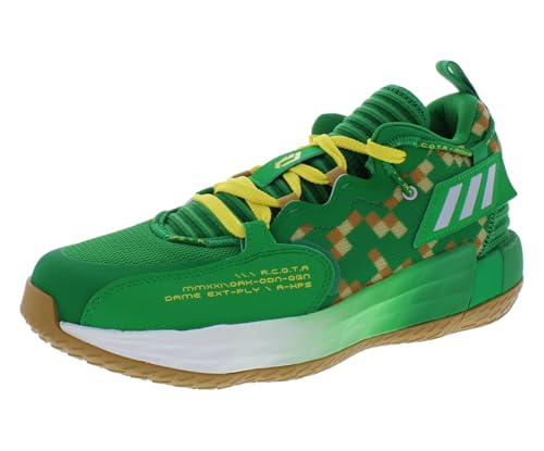 adidas Dame 7 Extply GCA Unisex Shoes Size 8.5, Color: Team Green/Silver Metallic/Mesa