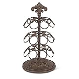 GG Collection Acanthus Coffee Pod Holder with 27 Pod Capacity, and 3 Rotating Carousels
