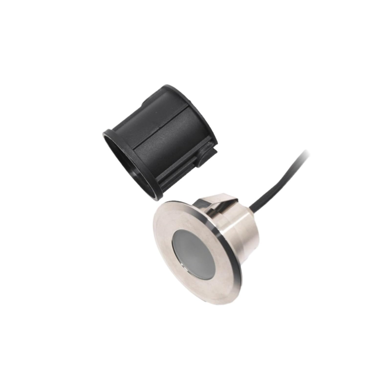 Zewnętrzna lampa podłogowa Led 12 V, 24 V, RGB, niskie napięcie, oświetlenie krajobrazu, wbudowana lampa ogrodowa na taras, wodoodporna IP68 (zimna biel, DC12V)