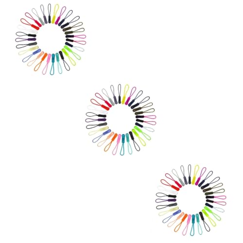 Tirettes de colorées SEWACC pour vêtements et bagages, lot de 360 pièces en plastique mix