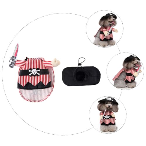 Disfraz divertido para perro talla M cosplay SHINEOFI miniatura 3