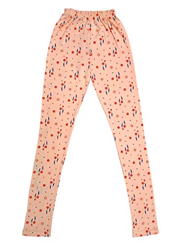 Image of indi weaves Girls Printed Cotton Legging and Solid Cotton Legging [Pack of 3] Multicolor71