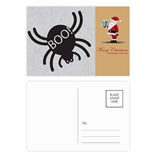 Cartes postales Halloween araignée noire et Noël pour animer vos ateliers de correspondance