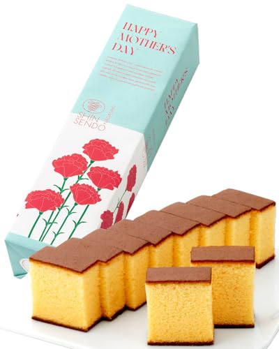 長崎心泉堂 母の日 お菓子 スイーツ ギフト プレゼント 和菓子 長崎 カステラ 幸せの黄色いカステラ 0.5号 MD49の商品画像（Amazon）