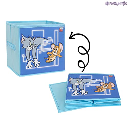 Image of Tom & Jerry Toys Organizer Storage Box for Kids,Small (Pack of 1) Blue