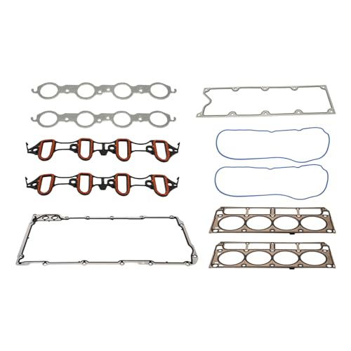 Image of KAX Engine Cylinder Head Gasket Set Compatible with Chevy Silverado Suburban 1500 Tahoe 2002-2006, Avalanche Express, GMC Sierra 1500 Classic Yukon XL 1500 4.8L 5.3L, Head Gasket Kit, OE# HS26191PT1
