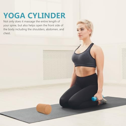 BESPORTBLE Cilindro de Yoga Rollo Creativo para Masajes con Superficie Antideslizante de Plástico miniatura 5