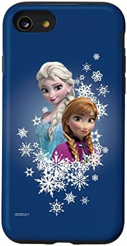 iPhone SE (2020) / 7 / 8 Disney Frozen Anna and Elsa Sisters and Snowflakes Case