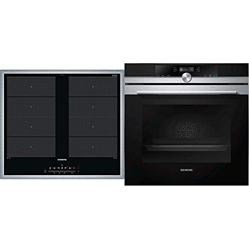 EX645FXC1E iQ700 Kochfeld Elektro/Ceran/Glaskeramik / 58,3 cm/Flexible Kochzonen - 2 varioInduktions-Kochzonen & HB634GBS1 iQ700 Einbau