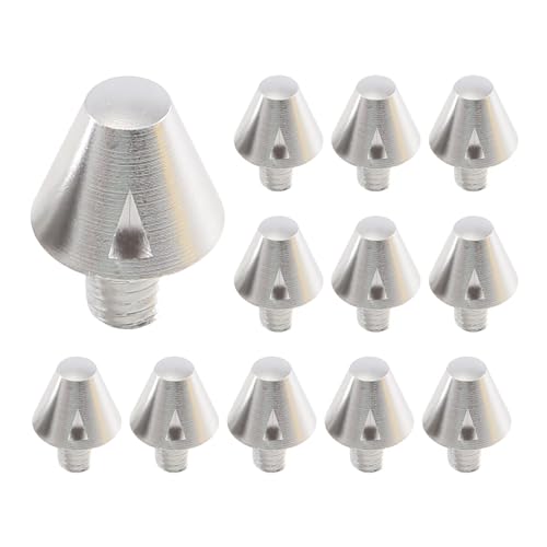 MARALANG 12 PCS Football Shoe Replacement Spikes M6 Football Shoe Studs Spikes for Football Shoe 11mm