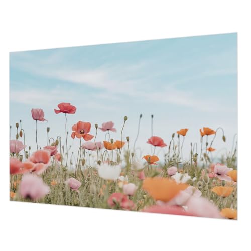 Tapisserie intissée haute qualité Tulup grand format 312x219 cm coquelicots