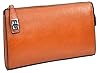 Mens Real Leather Wrist Bag Large Size Clutch Organiser Style Goma (Tan) #2