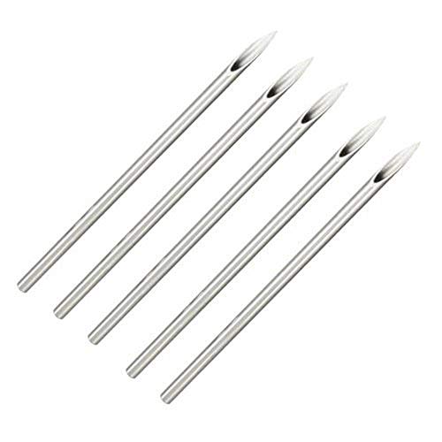 5 Sterilized Body Piercing Needles in 16 Gauge