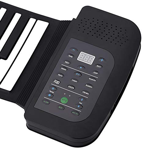 HMTOHL Portable 88 Touches Silicone Flexible Roll Up Piano Clavier Pliable Piano À Roulement À La Main avec Batterie… - Les Beatles, Paul McCartney, John Lennon, RIngo Starr, George Harrison HMTOHL Portable 88 Touches Silicone Flexible Roll Up Piano Clavier Pliable Piano À Roulement À La Main avec Batterie… – Image 4