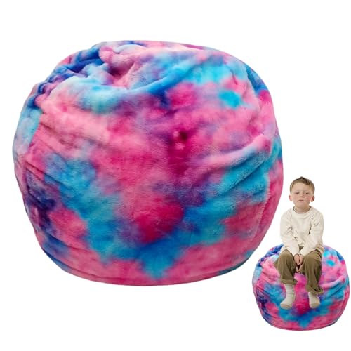 Puf para guardar juguetes de peluche, bolsa de almacenamiento para juguetes de peluche, silla para guardar juguetes de peluche, gran bolsa de almacenamiento para juguetes de peluche para el hogar, puf