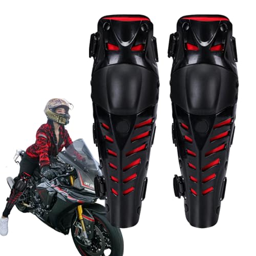 Genouillères et protège-tibias de moto de course anti-poussière