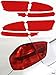 Lamin-x Custom Fit Red Tail Light Covers for Lincoln MKX (11-15)