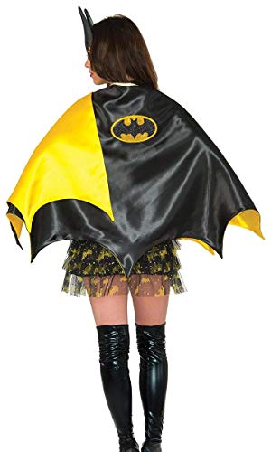 Rubies DC Comics Superheroes: Batgirl Lined Cape for Adults Womens No Size