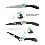 MOSSY OAK 3 in 1 Folding Saw, Pruning Hand Saw with Wood, Metal and PVC Blade, Camping Saw for Backpacking, Hunting and Bushcraft, Pouch Included - Image 2