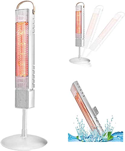 Carbon Infrarot-Strahler, Infrarot Indoor/Outdoor, 800W Elektro-Heizstrahler Standofen für Gewerbe/Wohn