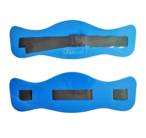 Youshe EVA Swimming Belt Back Floating Foam Floating Swim Belts Waist Belt Beginner Training for Adult and Kids Waistline 47-Inch at Most - Blue