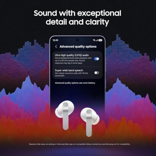 Samsung Galaxy Buds 4 Pro (2026) AI True Wireless Bluetooth Earbuds, Hi-Res Audio, 2-Way Speaker, ANC 2.0, Optimized Comfort, IP57, Live Translation, White [US Version, 2 Yr Warranty] - 2