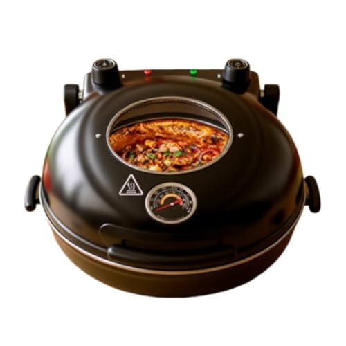 Deerou �d�C�s�U�I�[�u�� �e�[�u���g�b�v�s�U�N�b �ƒ�p ���� 420°C���� �s�U�q ���p�����Δ� �̂��������x�v�t�� �R���p�N�g�݌v (�u���b�N)