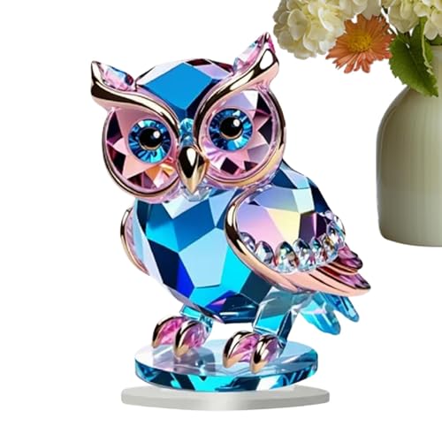 Eulen Deko, Eulen Statue Figure, Eulen Geschenke für Frauen, Harz Tier...