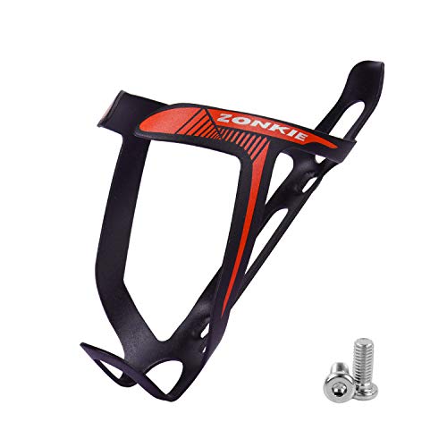 zonkie Bicycle Water Bottle Cages, Basic MTB Bike Bicycle Aluminum Alloy Lightweight Water Bottle Holder Cages, Road
