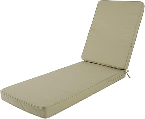 PALMTALL Cojín de repuesto resistente al agua para exteriores y interiores, para asiento de patio, tamaño grande, color azul