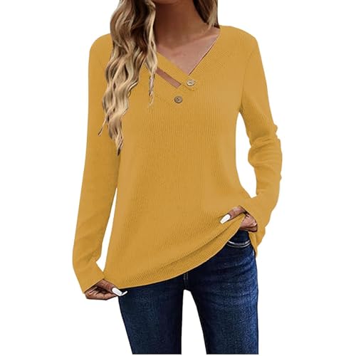 Pull à col en V pour femme - Printemps -