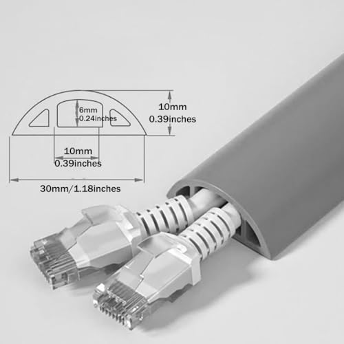 Cache-fils d'angle facile à installer pour éliminer le désordre au sol