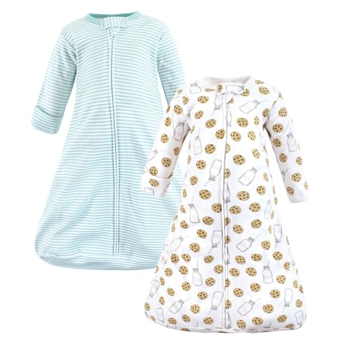 Image of Hudson Baby Unisex Baby Cotton Long-Sleeve Wearable Sleeping Bag, Sack, Blanket