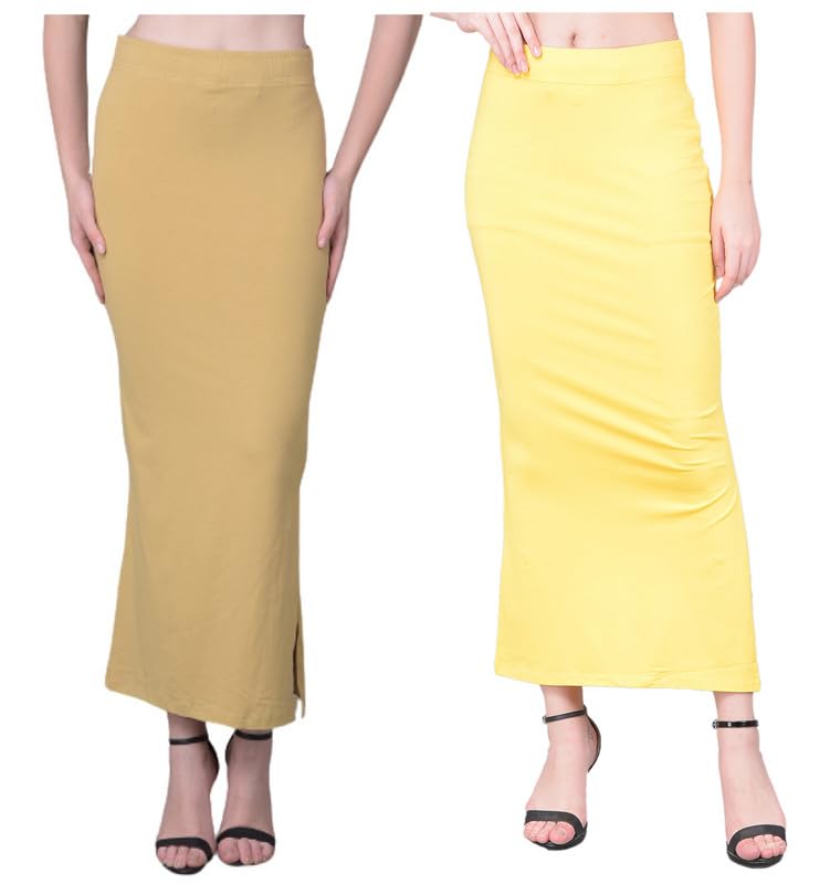 Image of Comfort Lady Women Cotton Blend Saree Shapewear /Saree Shapers Underskirt /Saree Petticoat