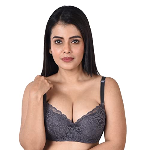 FAME COLLECTION Women’s Cotton Padded Non Wired Plain Bra