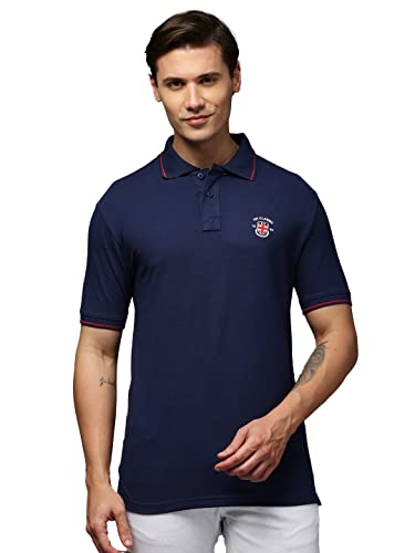 Image of ONN UK Classic Men's Premium Combed Cotton Polo Collar Half Sleeves Solid T-Shirt |