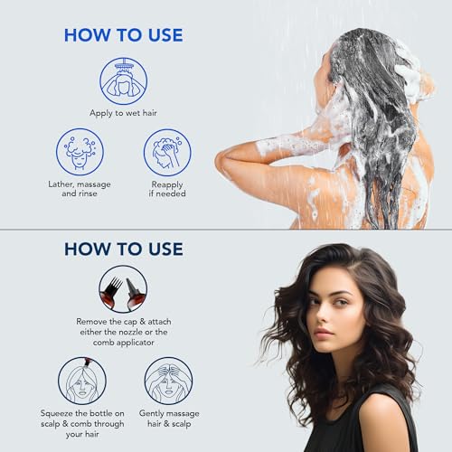 Image of Botanic Hearth Rosemary Hair Care Combo - Hair Oil (198ml)& Mint Shampoo | Hair Growth, Hair Fall Control, Dandruff Relief, Itchy Scalp, Frizz Control & Root Strength | Sulfate & Paraben-Free