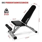 Transformer 3in1 Hantelbank – Intelligentes Umbausystem, vollwertiges Curpult für Bizepstraining und Rückentrainer für Hyperextensions, Beinhalterung für Bauchtraining, inkl. Trainingsposter, Trainingsplan und Ratgeber – Bild 3