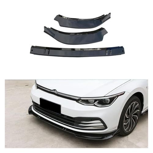 Becquet de menton avant Golf 8 MK8 finition premium kit lèvre séparateur pour GTI GTE