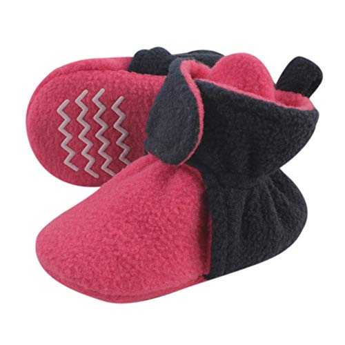 Image of Hudson Baby Unisex-Baby Cozy Fleece BootiesSlipper Sock