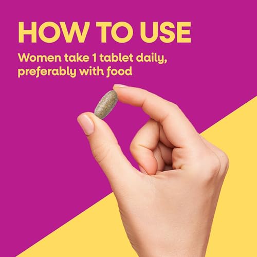 Nature's Way Alive! Complete Multivitamin for Women, Daily Women’s Vitamin Supports Cellular Energy Metabolism, Hair, Skin & Nails*, B-Vitamins, with Superfood Antioxidants, 50 Tablets
