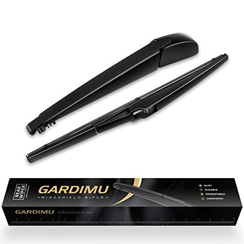 GARDIMU Rear Wiper Blade Assembly, Back Windshield Wiper Blades Arm Accessories Replacement for Lexus NX 2015-2021, Rear Wiper Blade and Arm Set for 2015 2016 2017 2018 2019 2020 2021.