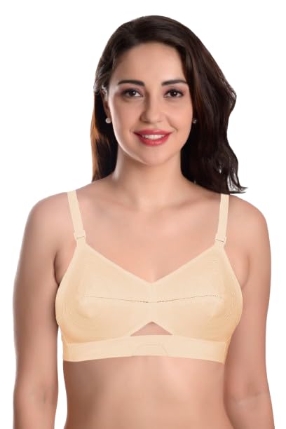 Women's Cotton Full Coverage Bra | Non-Padded Non-Wired | Everyday Comfort-image-43