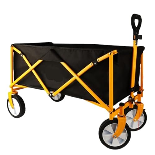 Carro Al Aire Libre Carro De Camping Ligero, Remolque De Campamento, Carro Plegable For Exteriores, Carrito De Pesca, Camping, Mesa De Picnic Carro Utilitario(Brown,B)
