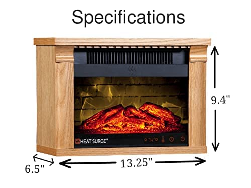 Mini Glo Efficiency Plus Touch With Remote Dark Oak Desertcart