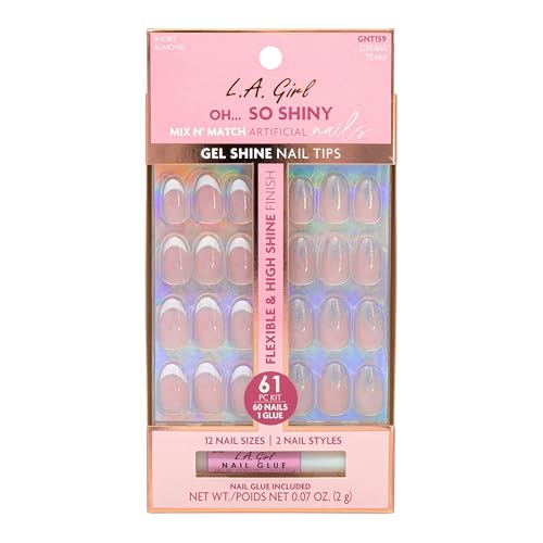 L.A. Girl Oh So Shiny Mix N’ Match Artificial Nails, Dream Team GNT159G