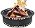 Fire Pit Ring 36inch Fire Ring for Outside Fire Pit,Large Round Smokeless Firepit Insert,DIY Fire Rings for Outside Wood Burning Above or In-Ground Camping Firepit Ring for Outdoor Patio Yard Garden