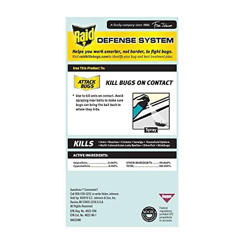 Miniatura 7 de Raid Ant Killer Spray Pine Forest, 17.5 onzas (paquete de 4)